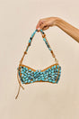 MERCIER MINI SHOULDER BAG - TURQUOISE MULTI