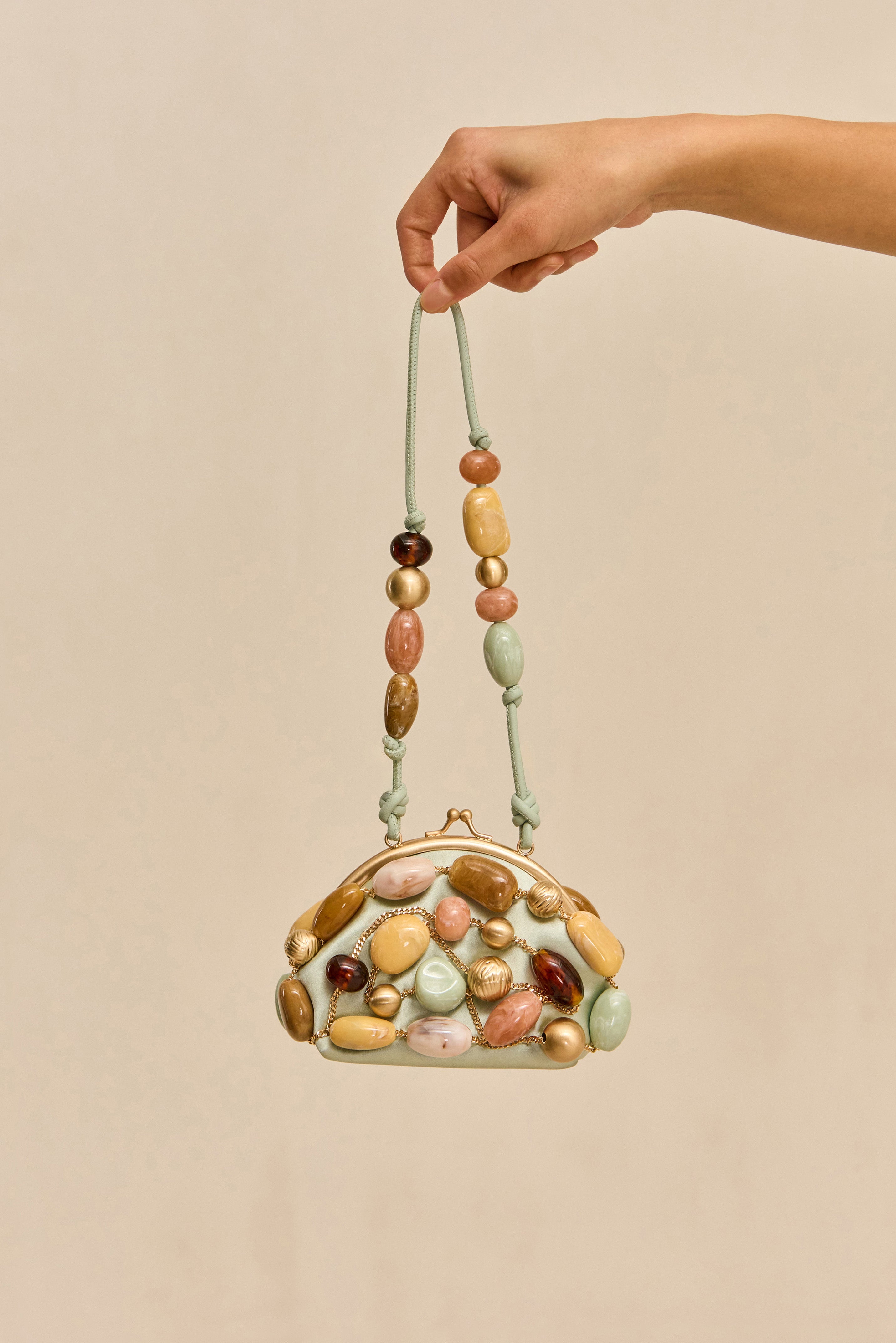 MERCIER MINI WRISTLET - COOL MINT BAUBLE MULTI