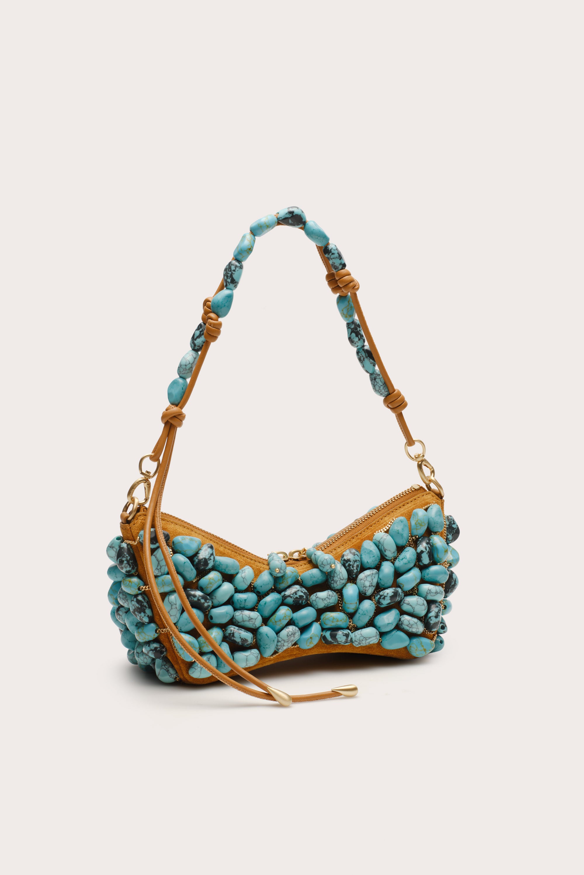 MERCIER MINI SHOULDER BAG - TURQUOISE MULTI