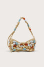 MERCIER MINI SHOULDER BAG - IBIZA TURQUOISE BAUBLE MULTI