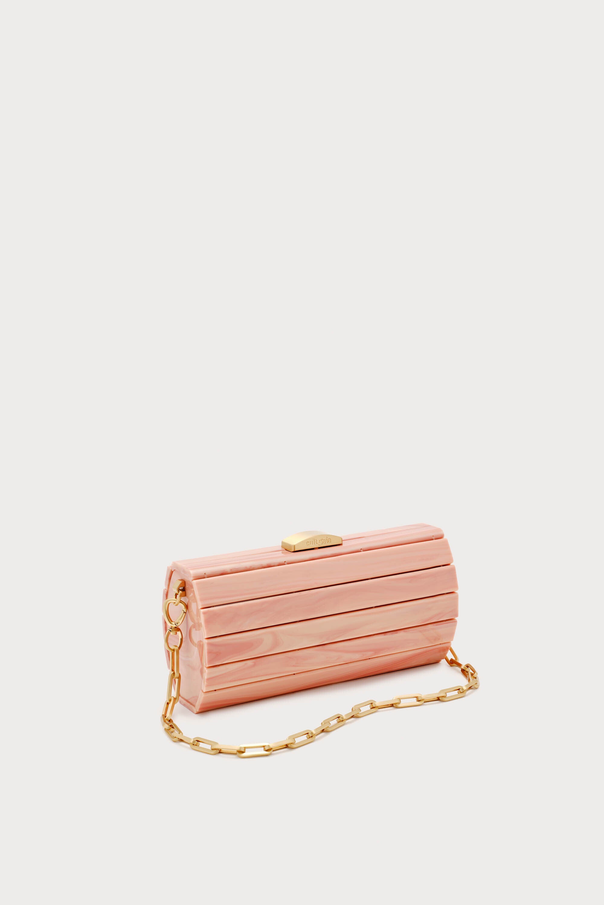 MINI ROLIE POLIE CLUTCH - ROSE WATER