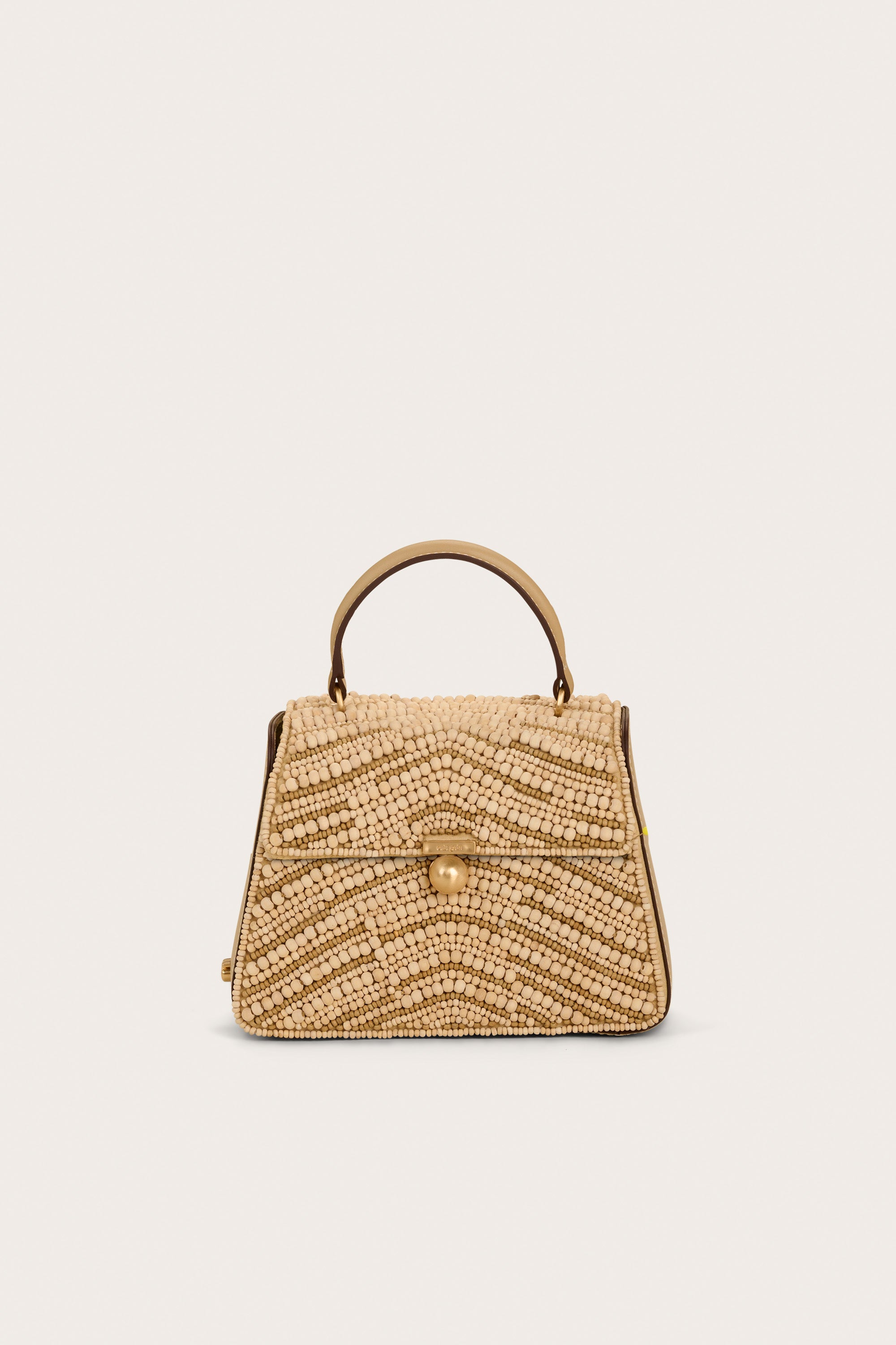 SYBIL CROSSBODY BAG - NATURAL WOOD BEAD MULTI