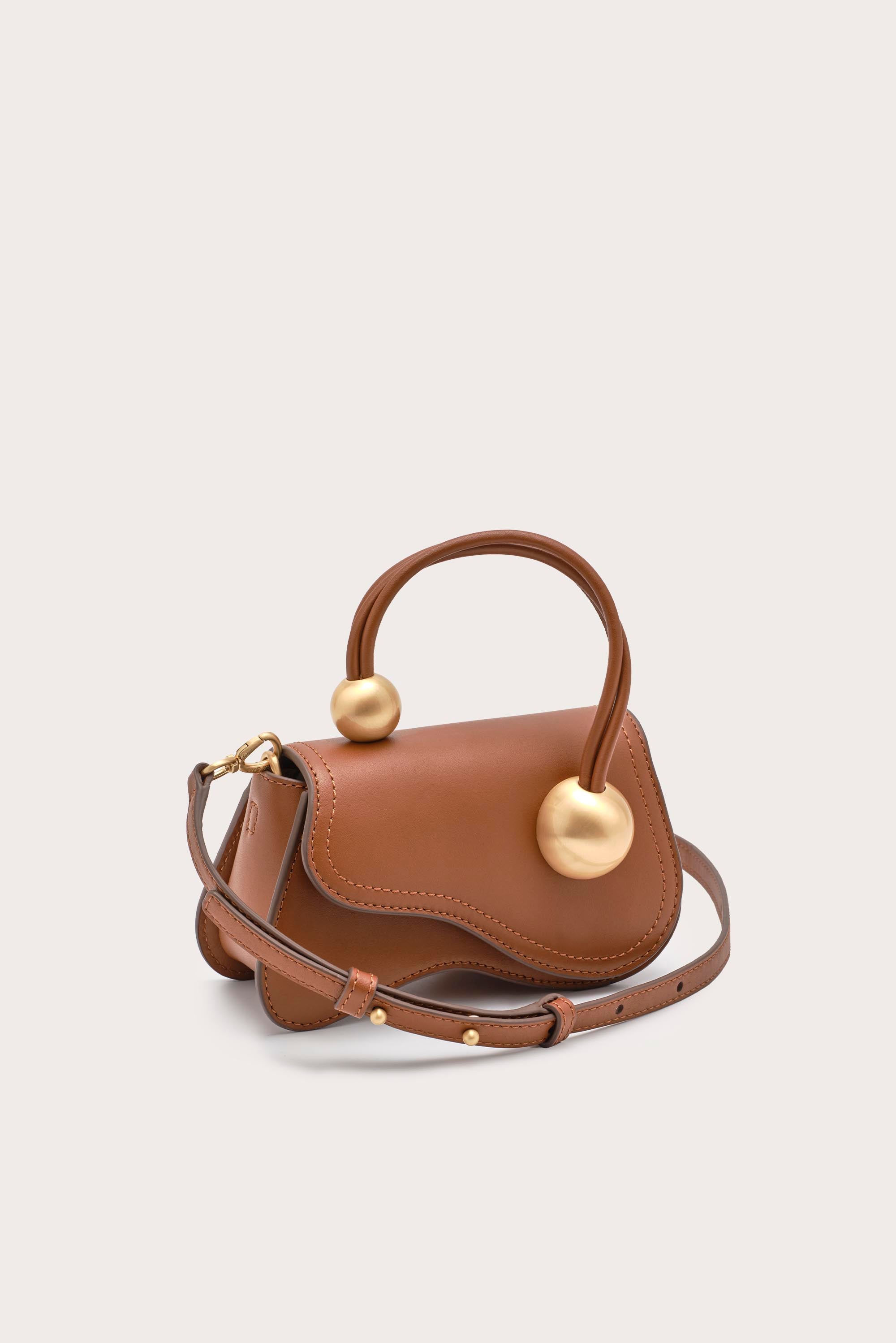 KAZIA NANO CROSSBODY BAG - PECAN