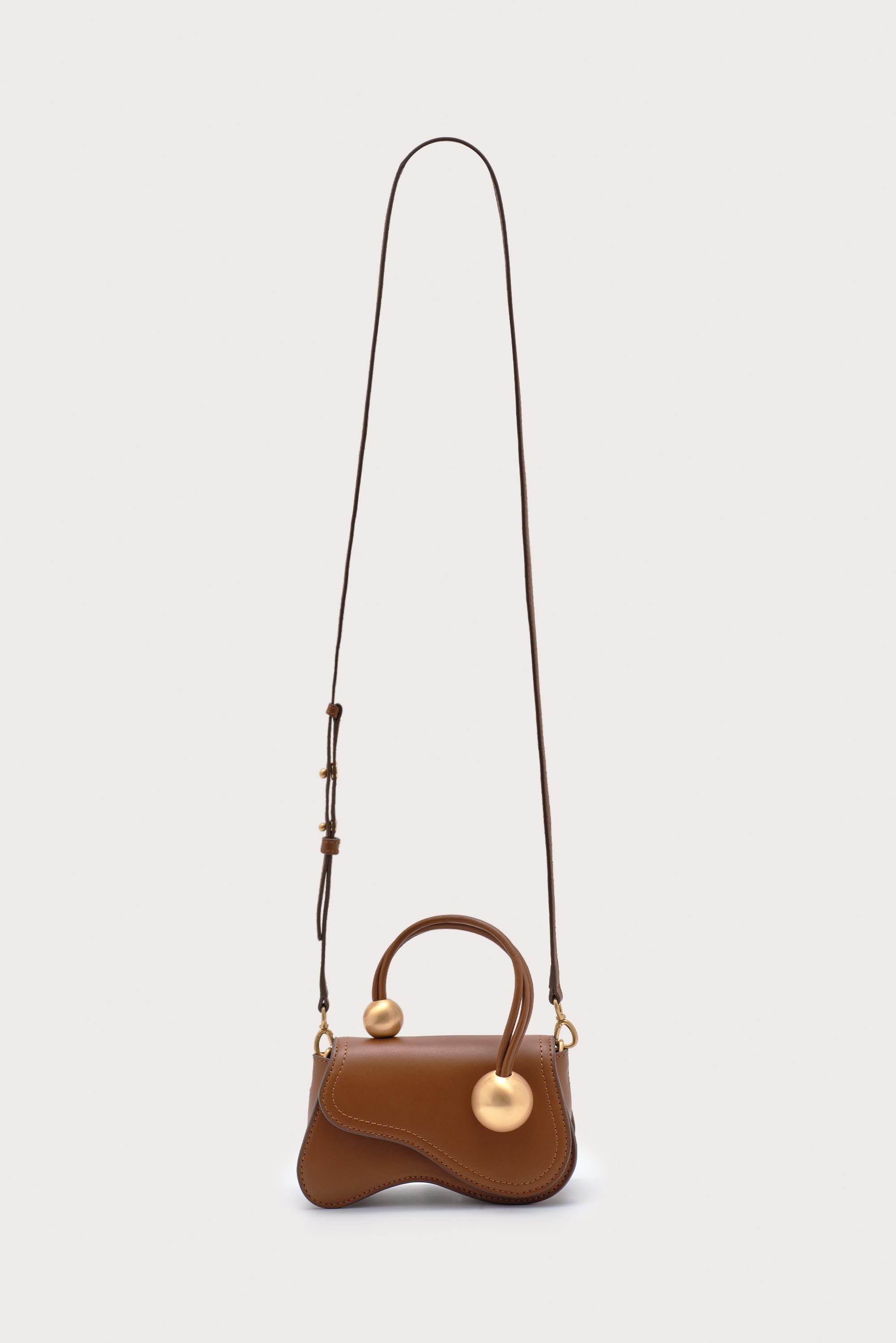 KAZIA NANO CROSSBODY BAG - PECAN