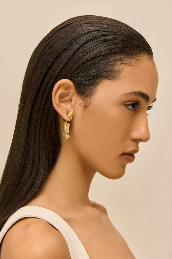 NEEMO EARRING - ANTIQUE BRASS – CULT GAIA