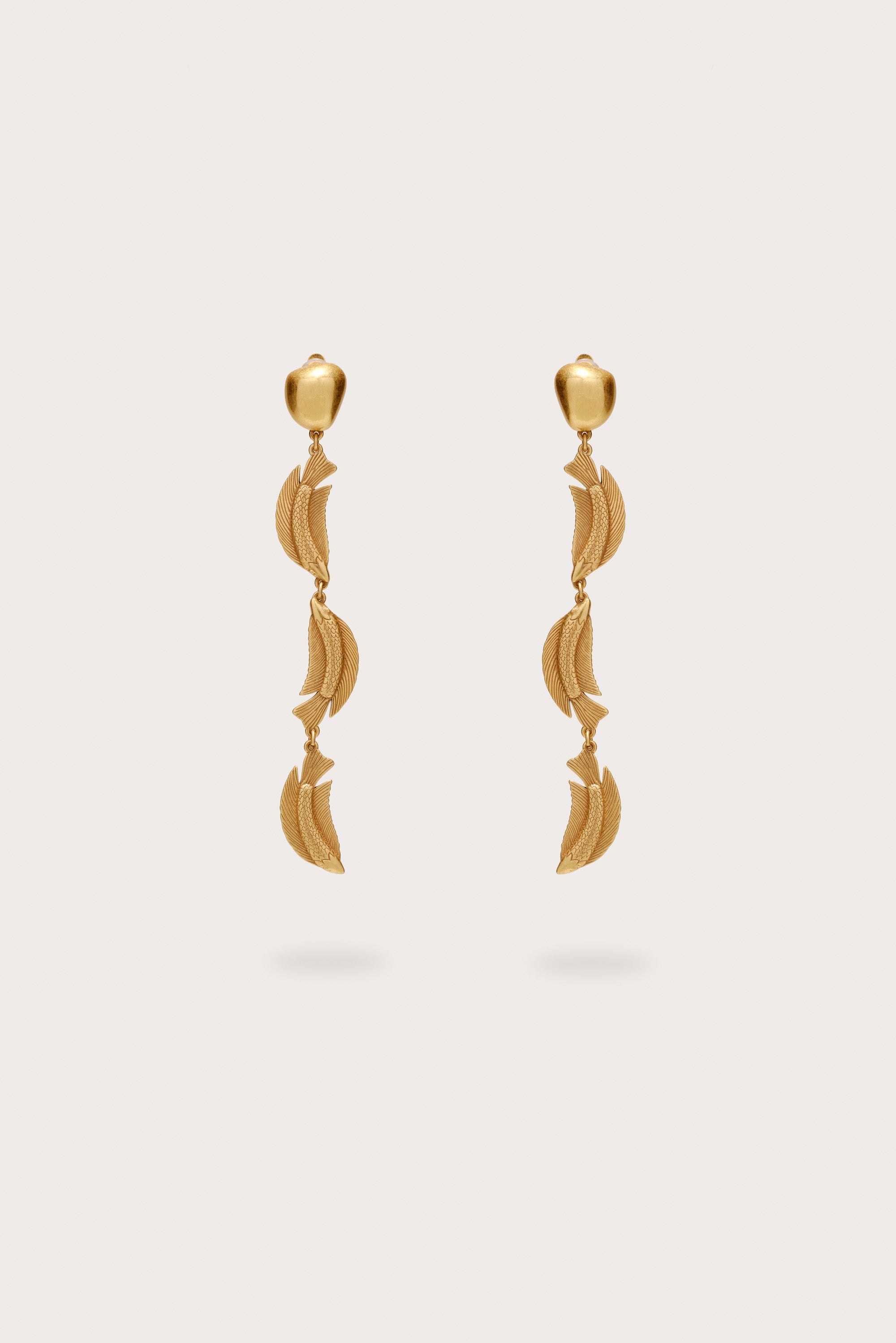 NEEMO TRIO EARRING - ANTIQUE BRASS