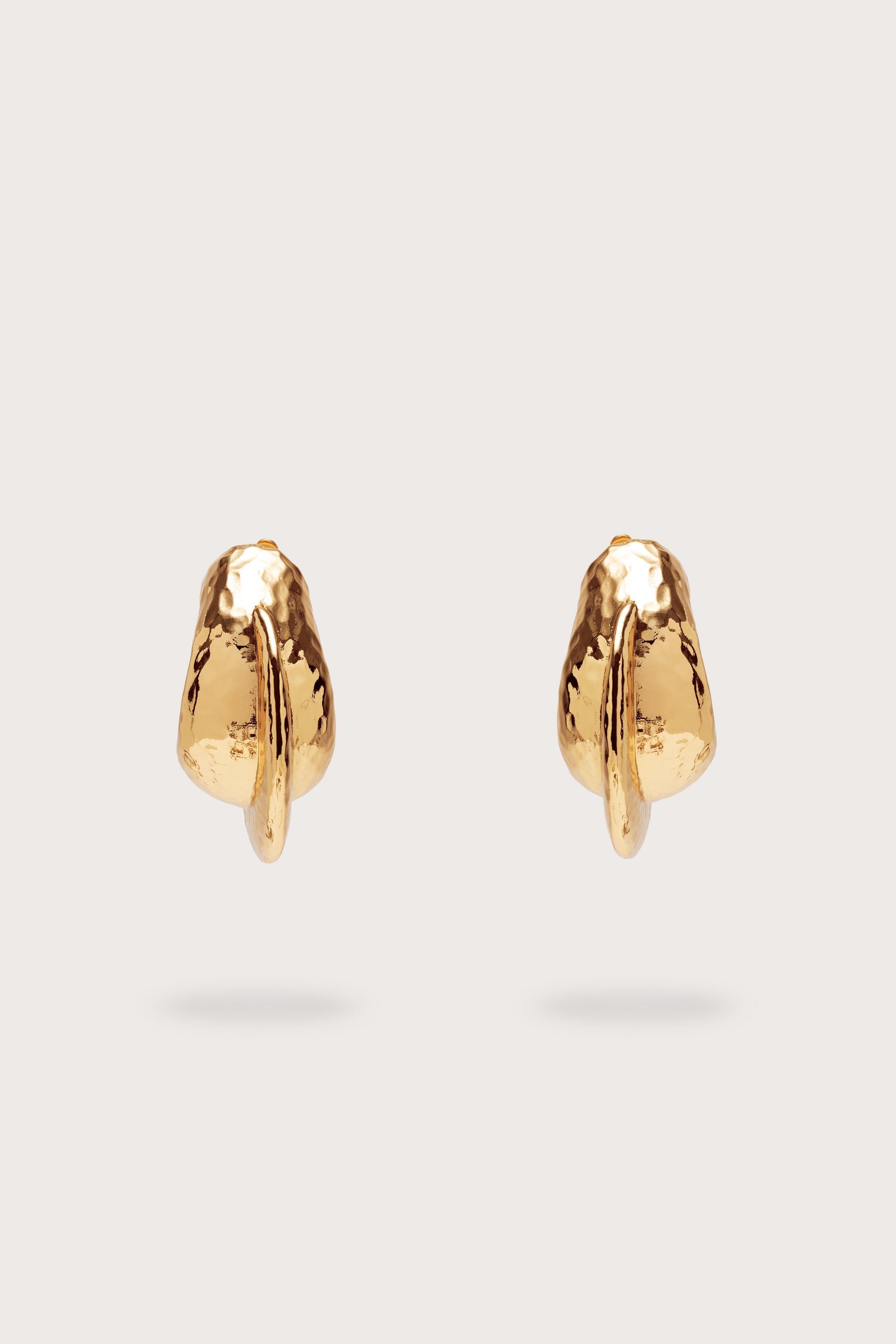 NOVA EARRING - SHINY BRASS