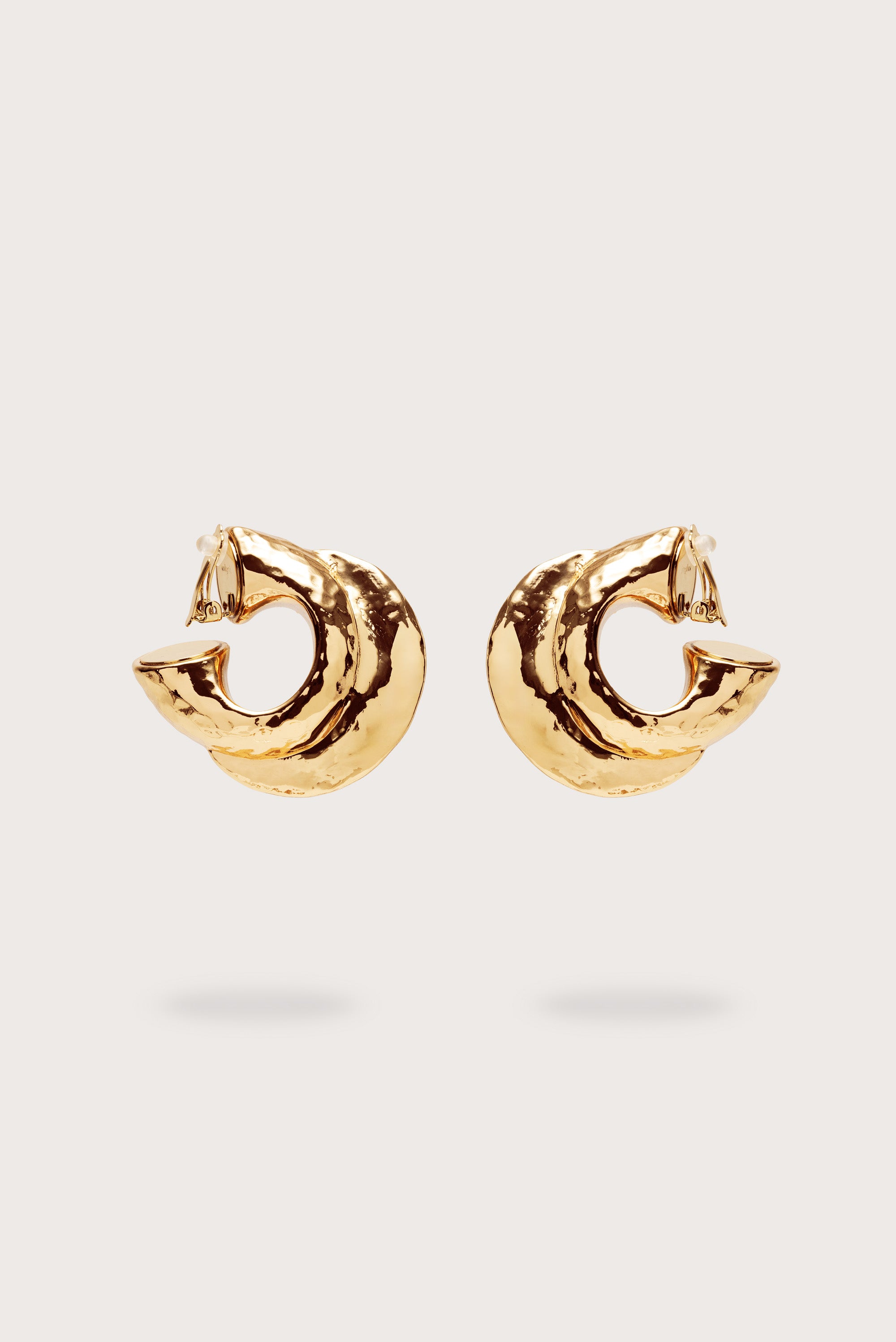 NOVA EARRING - SHINY BRASS