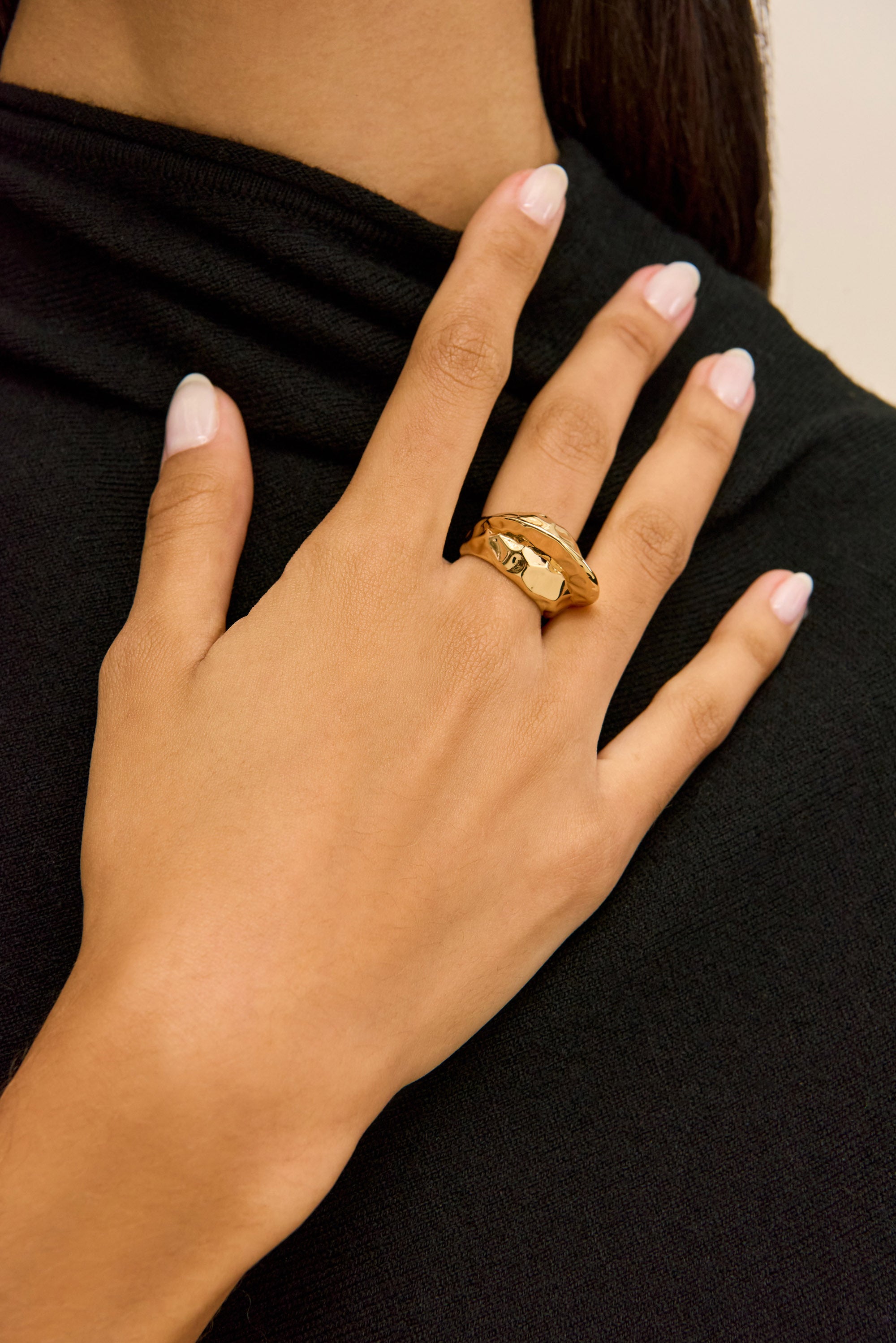 NOVA RING - SHINY BRASS
