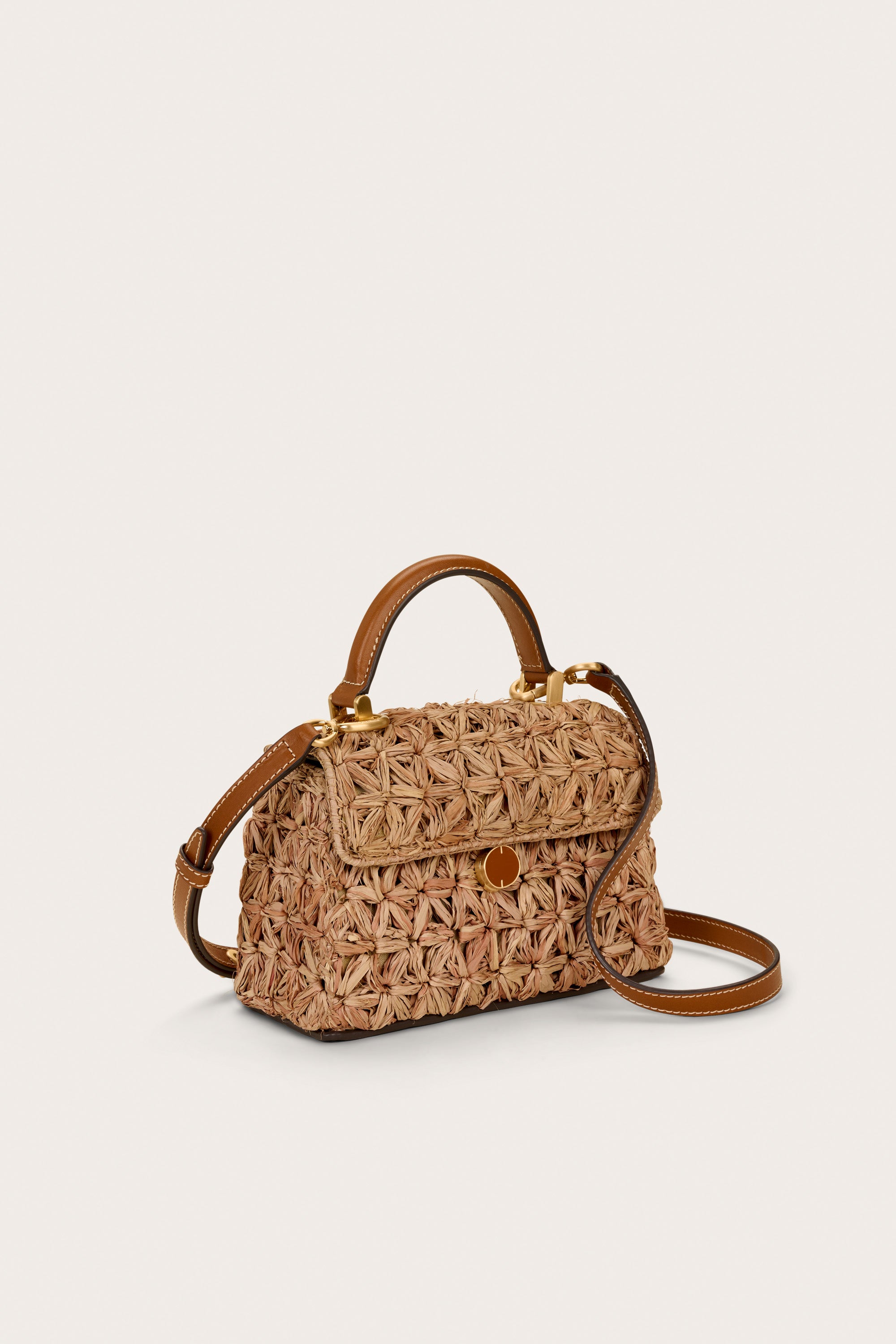 NANO SYBIL CROSSBODY BAG - TOASTED NATURAL