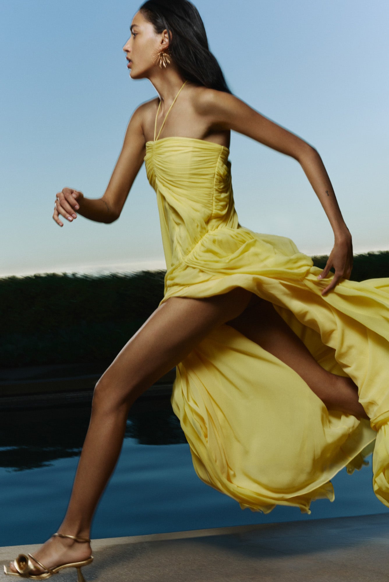 VALLIE BIKINI TOP - GOLD – CULT GAIA