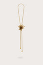 OCTAVIA BOLO NECKLACE - ANTIQUE BRASS