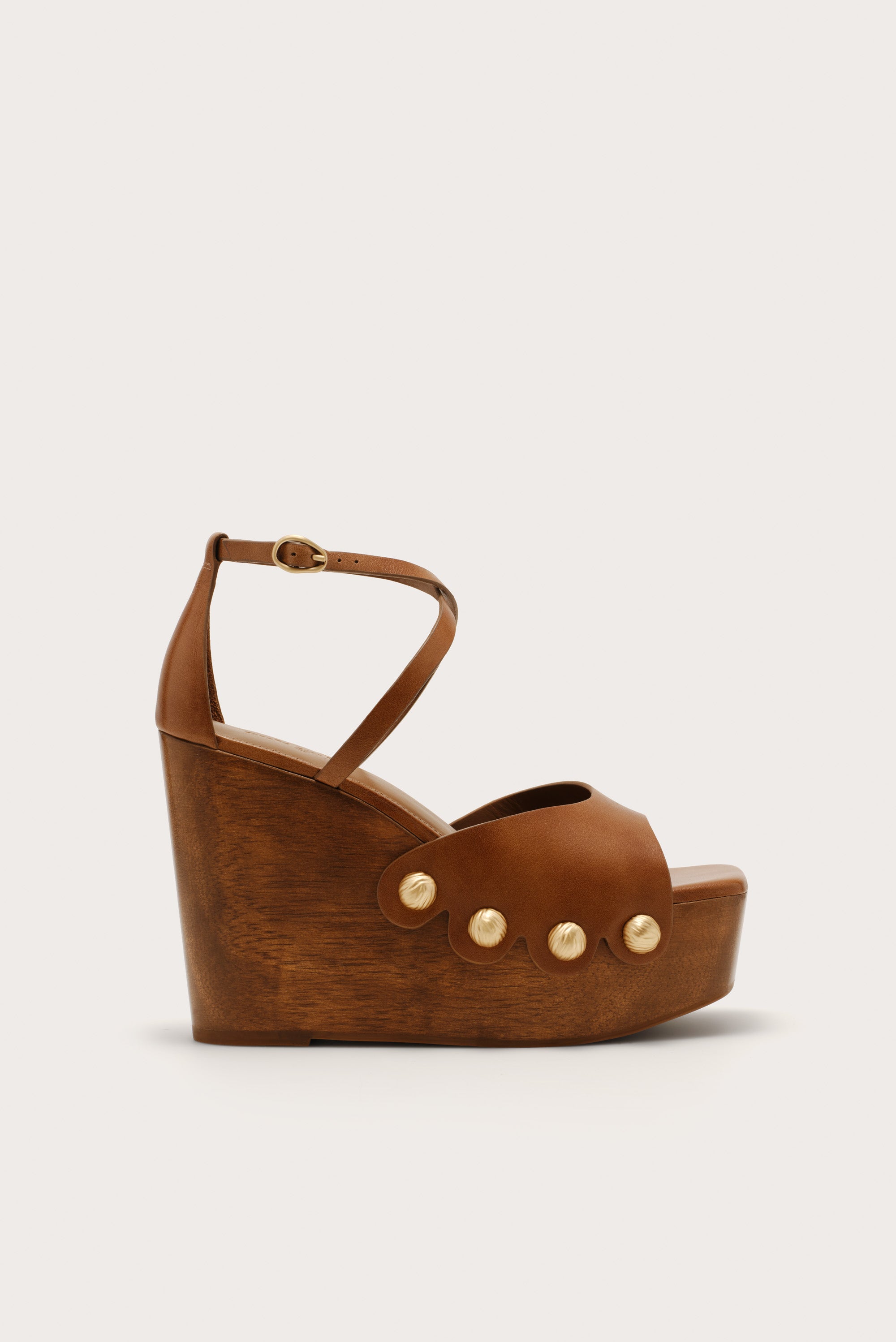 ORLY WEDGE SANDAL - RICH CLAY