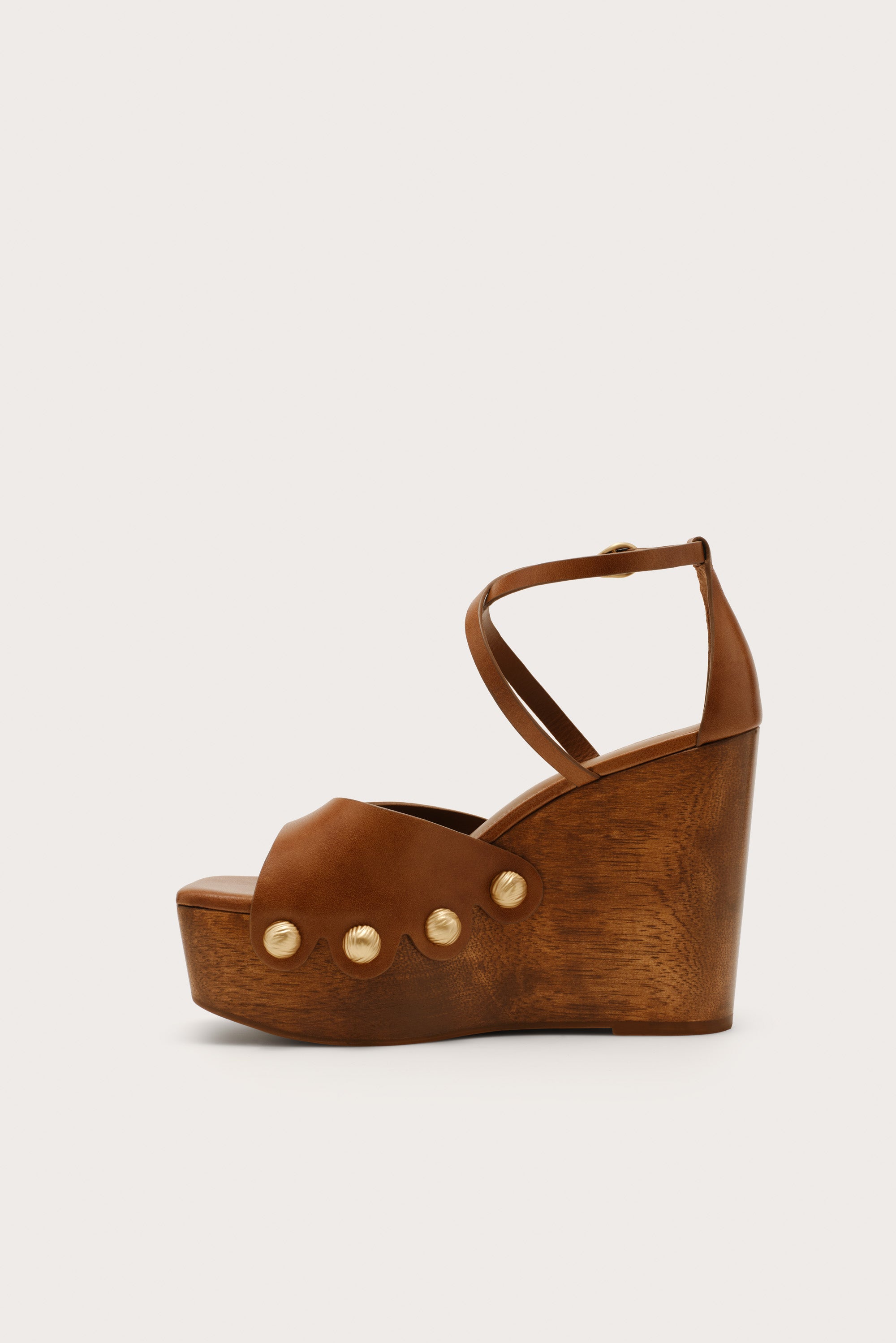 ORLY WEDGE SANDAL - RICH CLAY