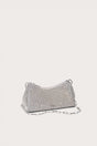 OSA RHINESTONE SHOULDER BAG - CLEAR