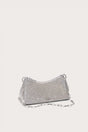 OSA RHINESTONE SHOULDER BAG - CLEAR
