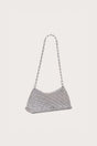 OSA RHINESTONE SHOULDER BAG - CLEAR