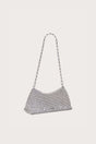OSA RHINESTONE SHOULDER BAG - CLEAR