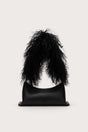 OSA SHOULDER BAG - BLACK SHEARLING