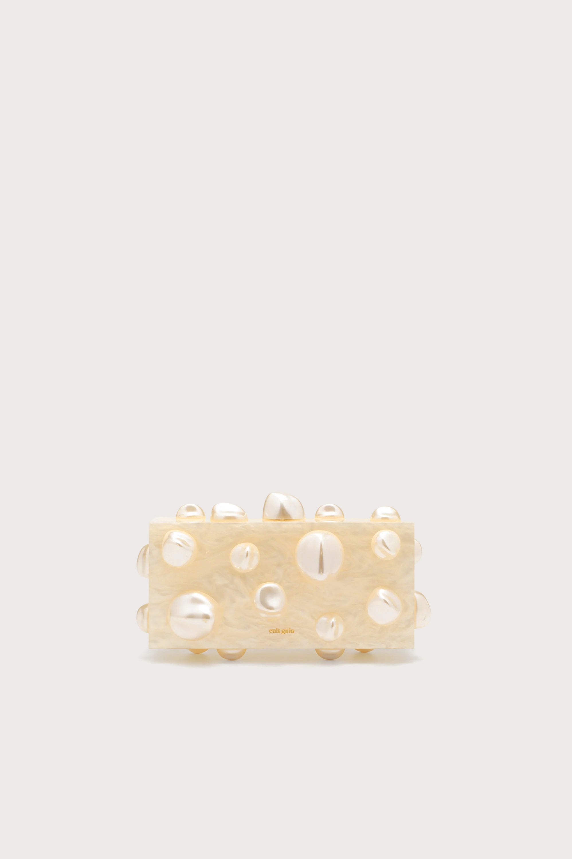 ORBS CLUTCH - IVORY