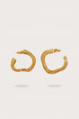 PALAIS EARRING - BRUSHED BRASS