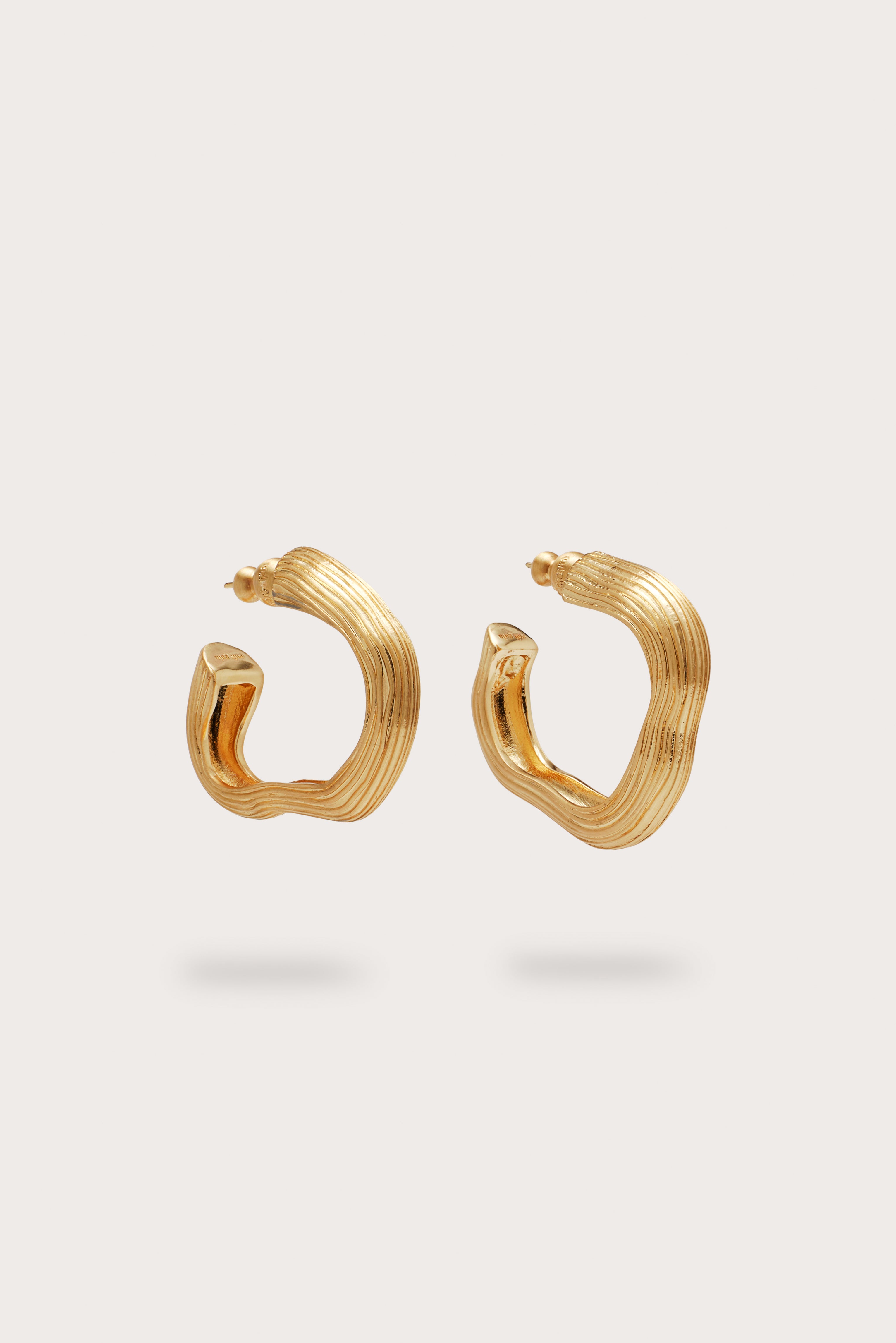 PALAIS EARRING - BRUSHED BRASS