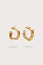 PALAIS EARRING - BRUSHED BRASS