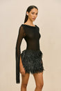ANDARNA TOP - BLACK