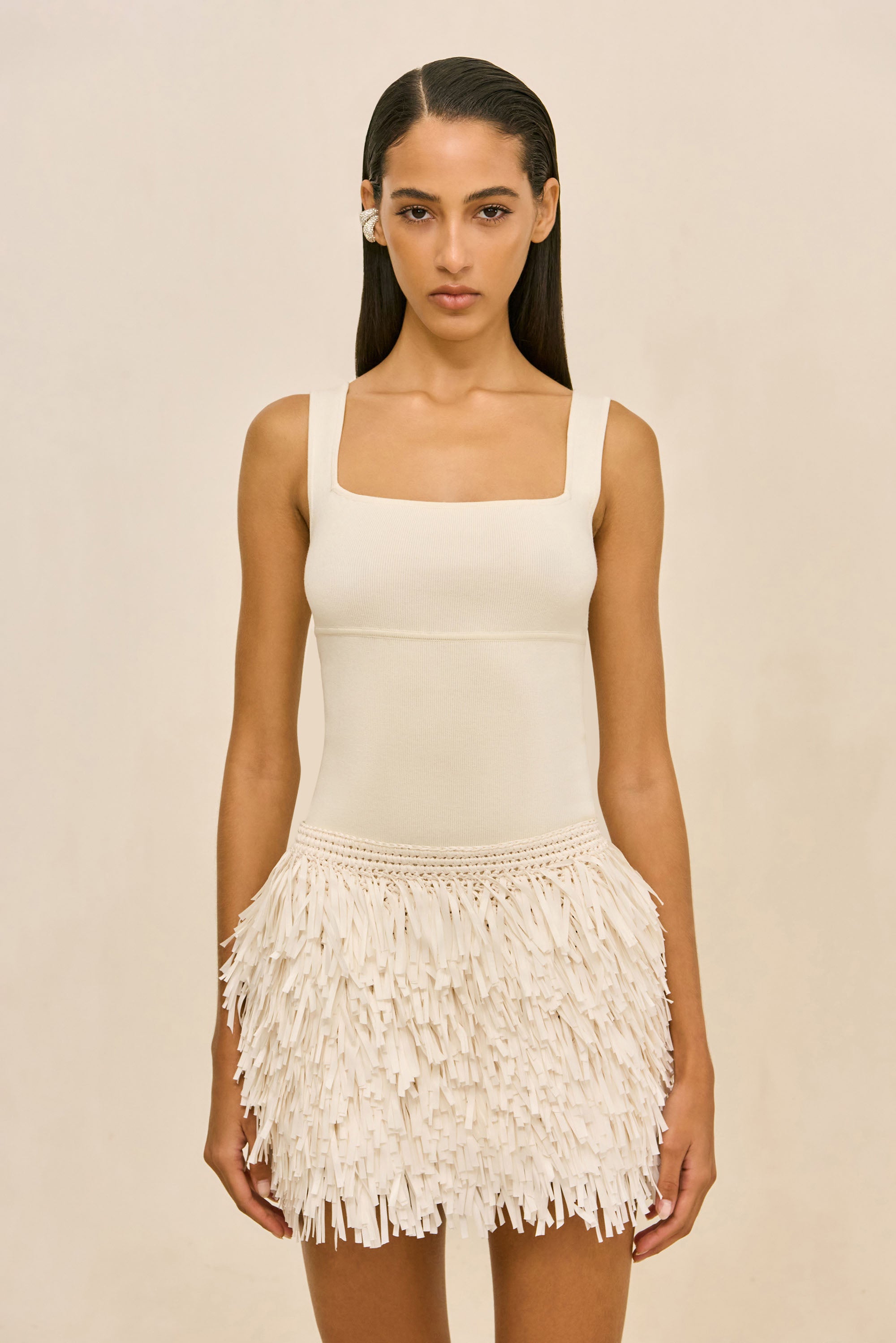DARRYL SKIRT - OFF WHITE
