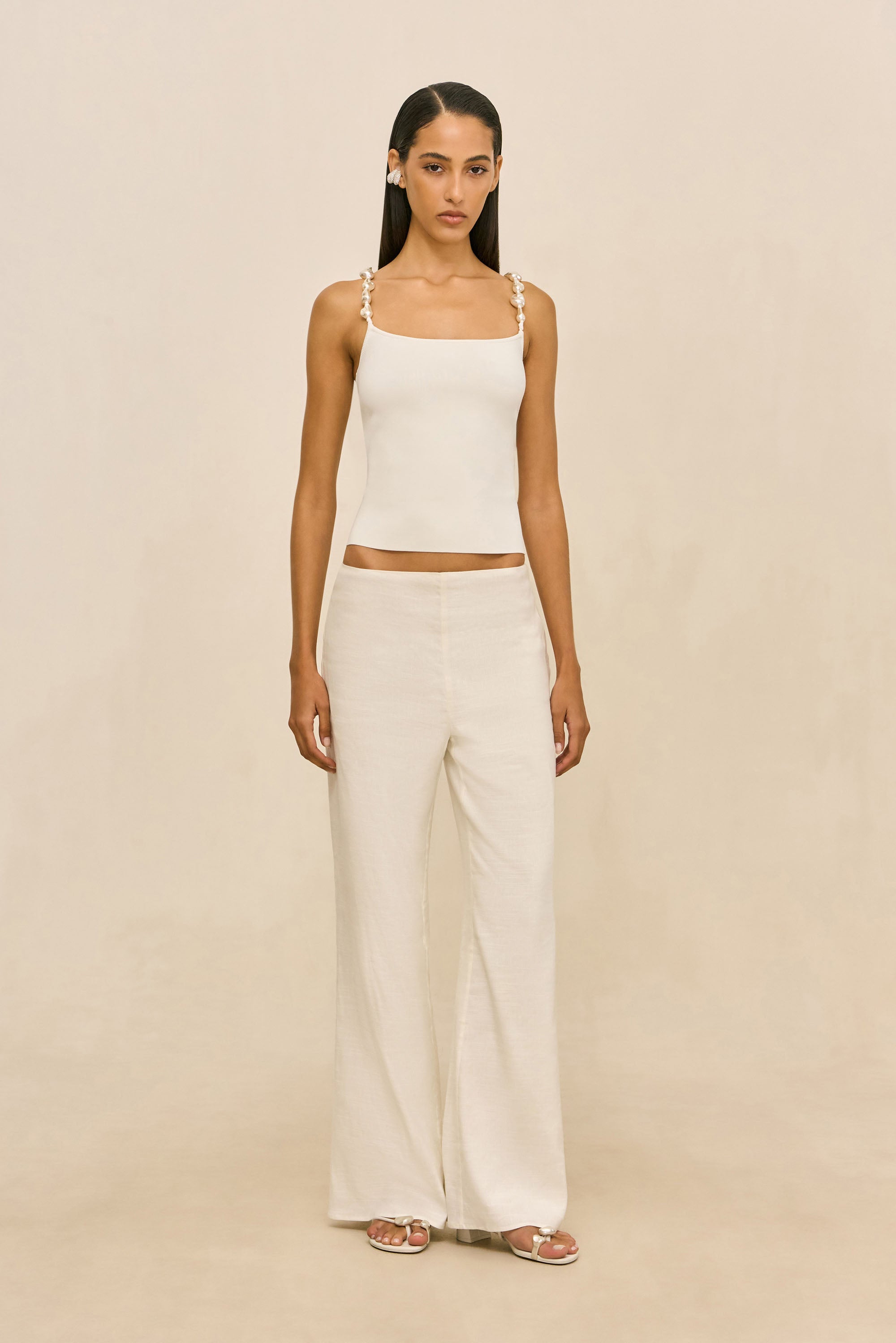 PRAIA KNIT TOP - OFF WHITE