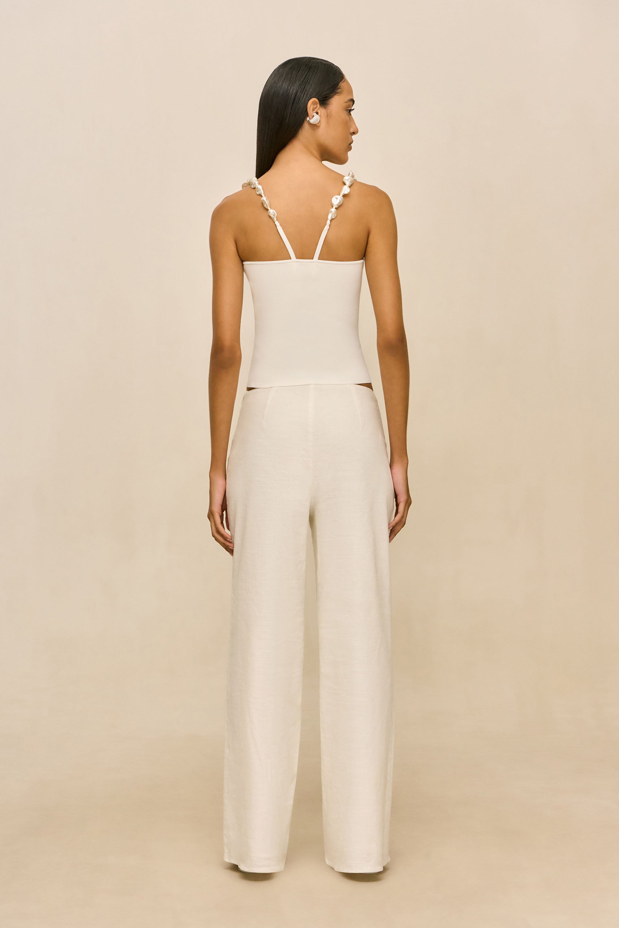 PRAIA KNIT TOP - OFF WHITE
