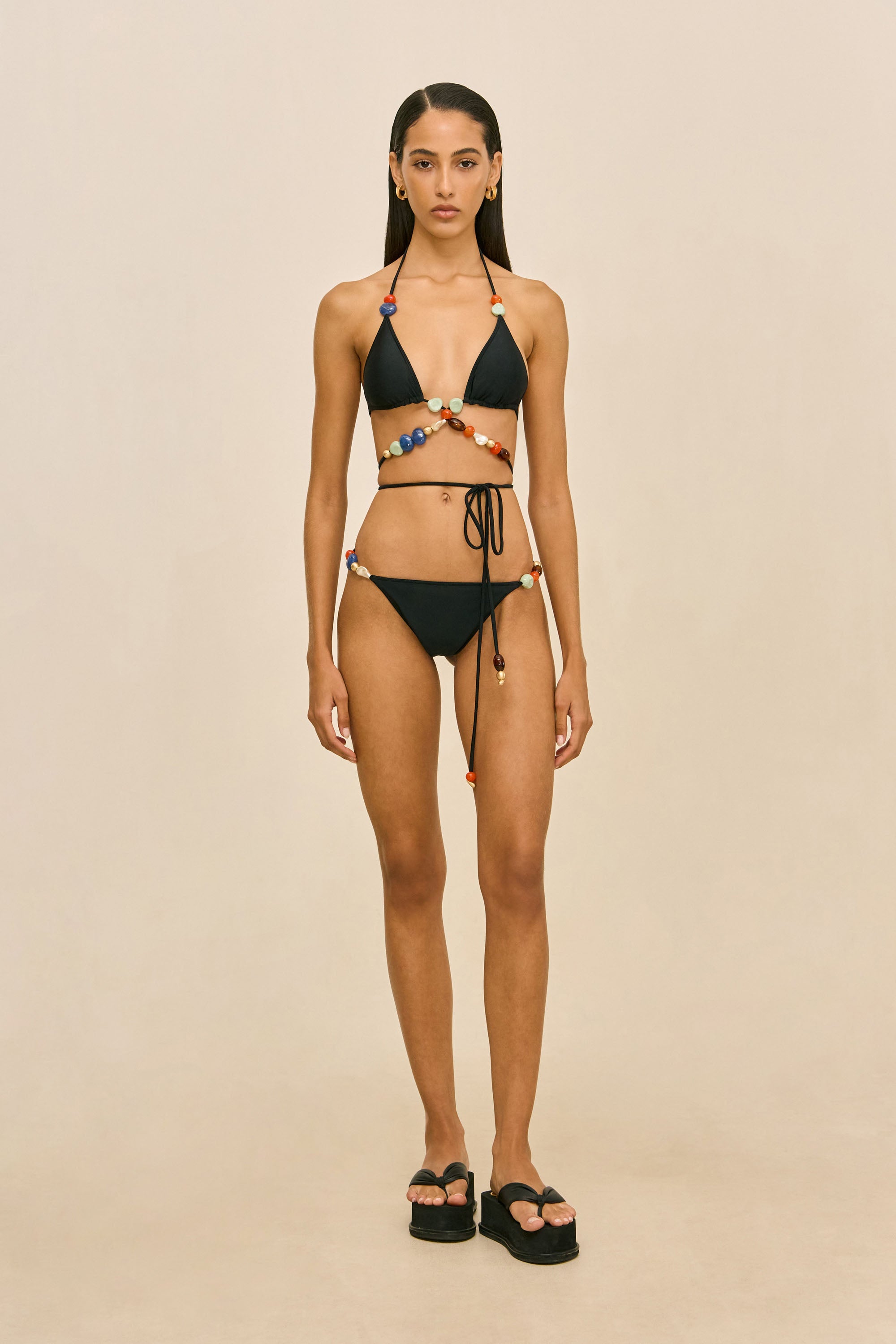 QUINCY BIKINI BOTTOM - BLACK