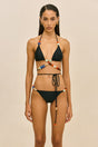 QUINCY BIKINI TOP - BLACK