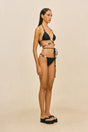 QUINCY BIKINI TOP - BLACK