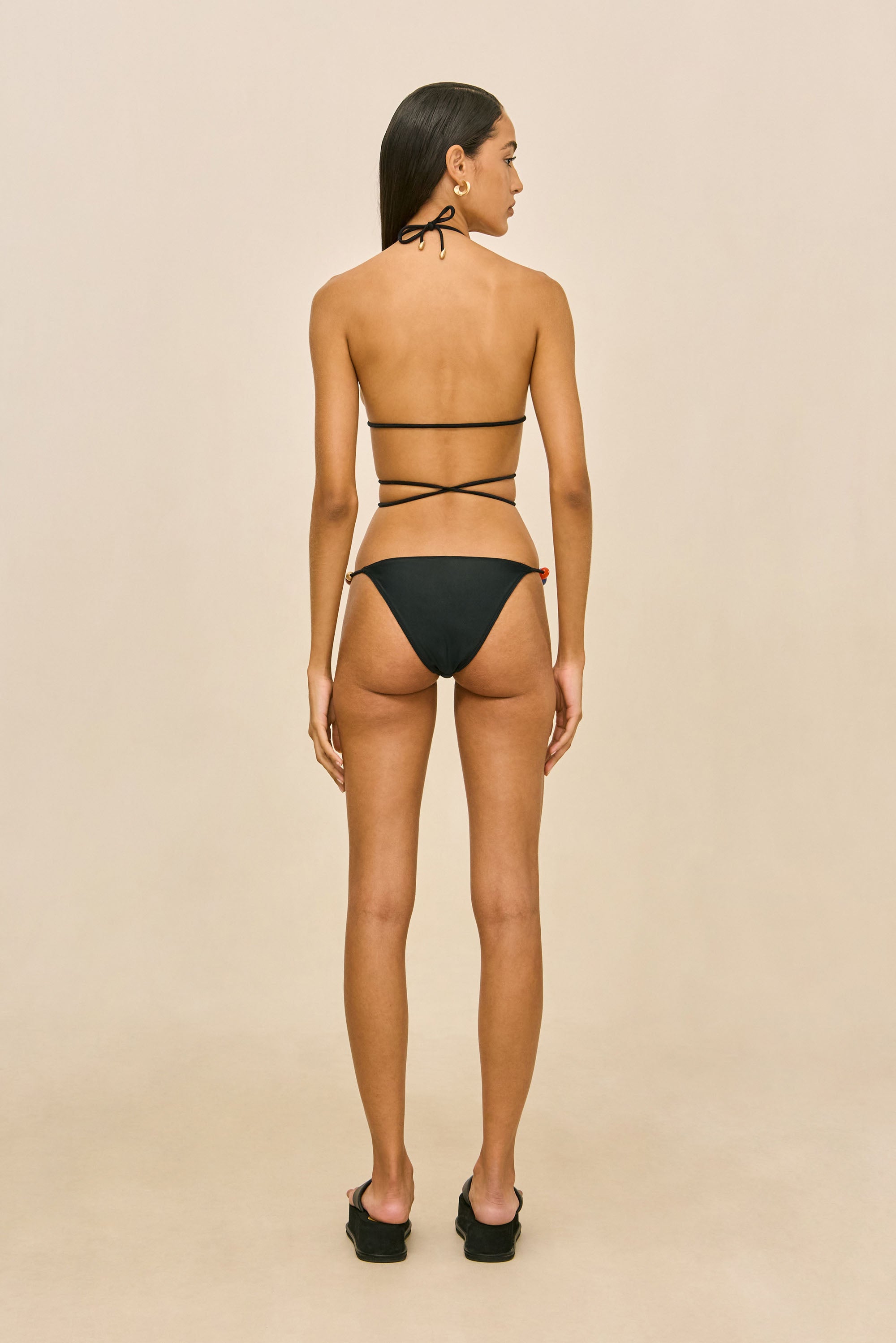 QUINCY BIKINI BOTTOM - BLACK