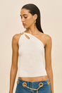 ANOUK KNIT TOP - OFF WHITE