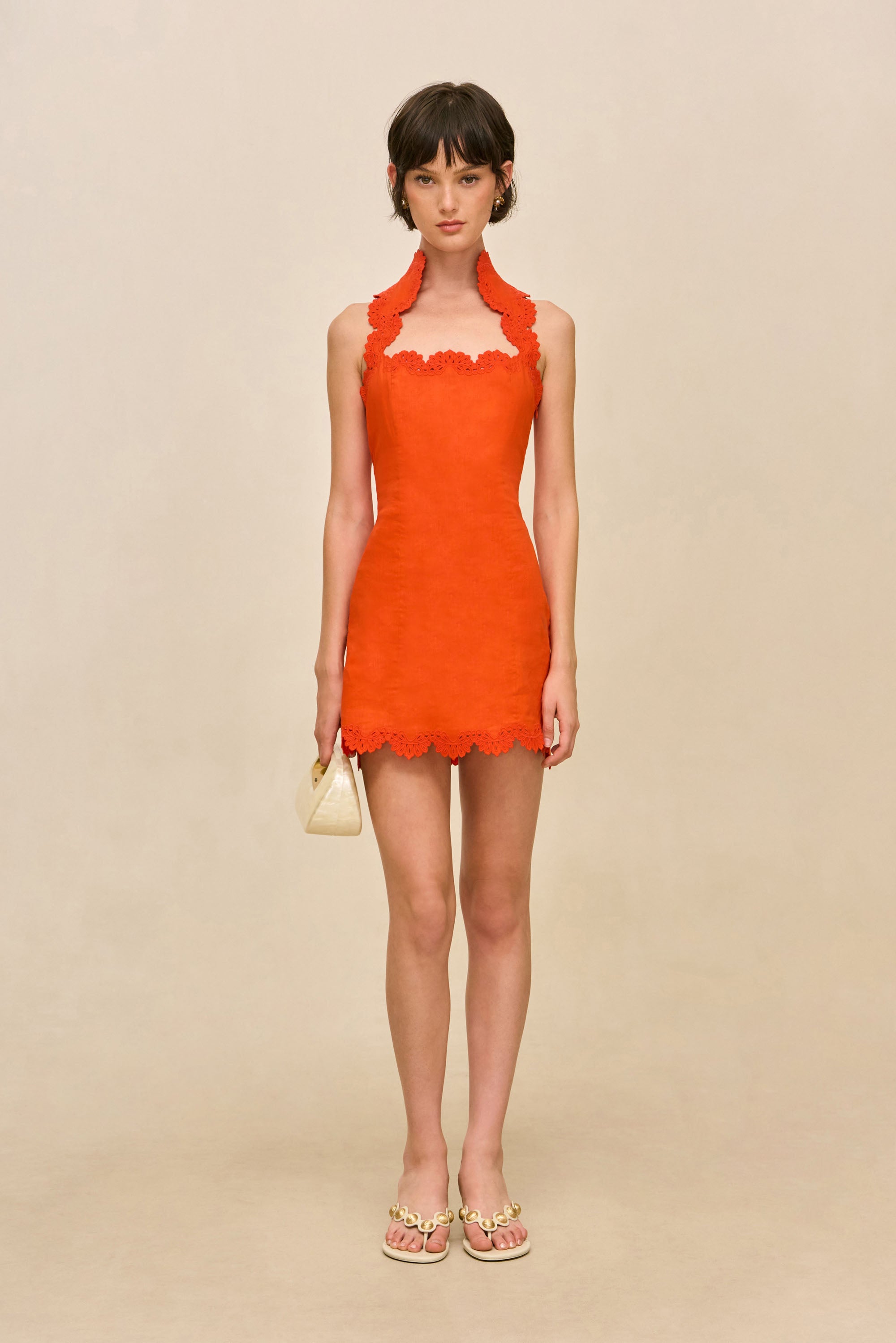 DERRY DRESS - TANGELO