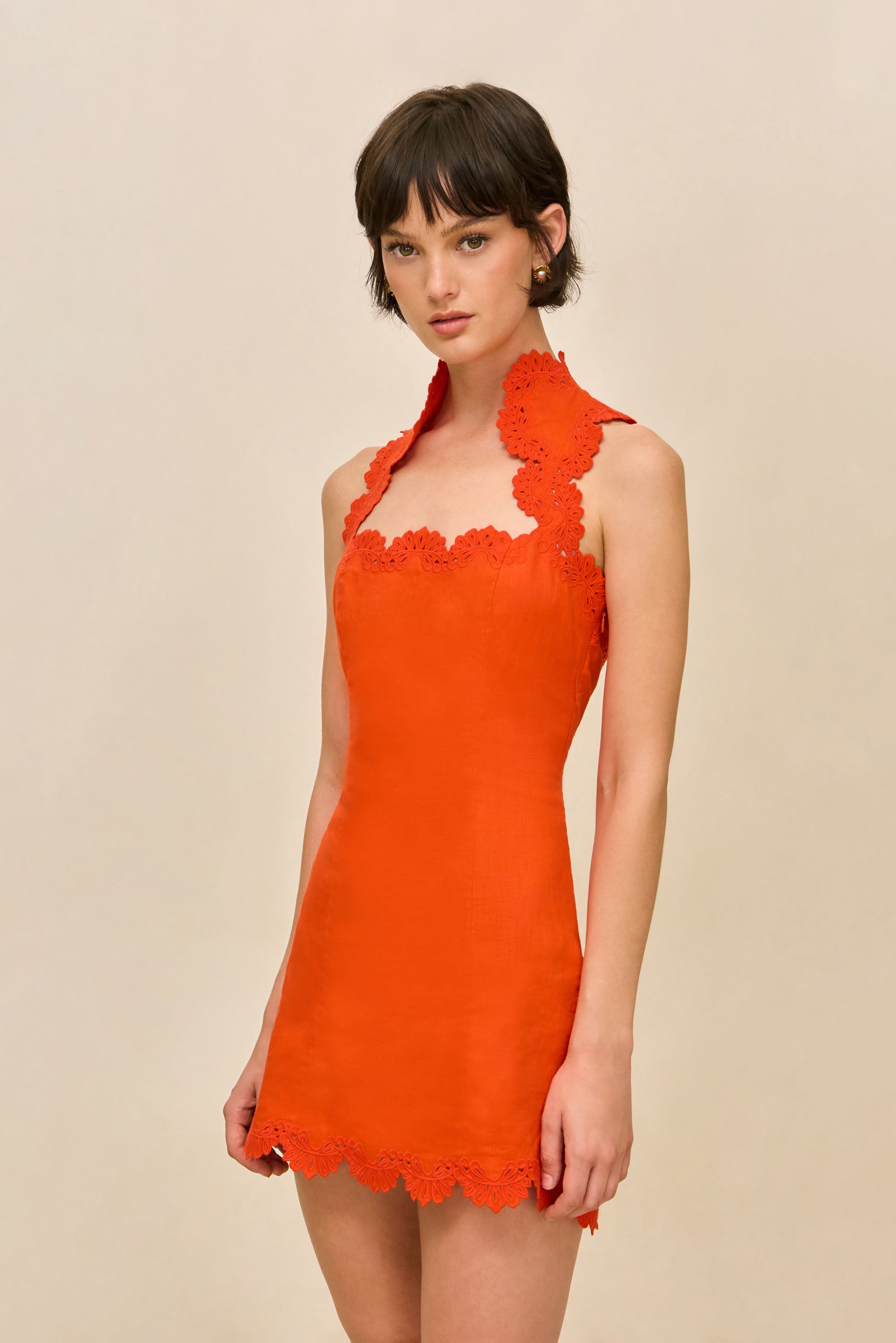 DERRY DRESS - TANGELO