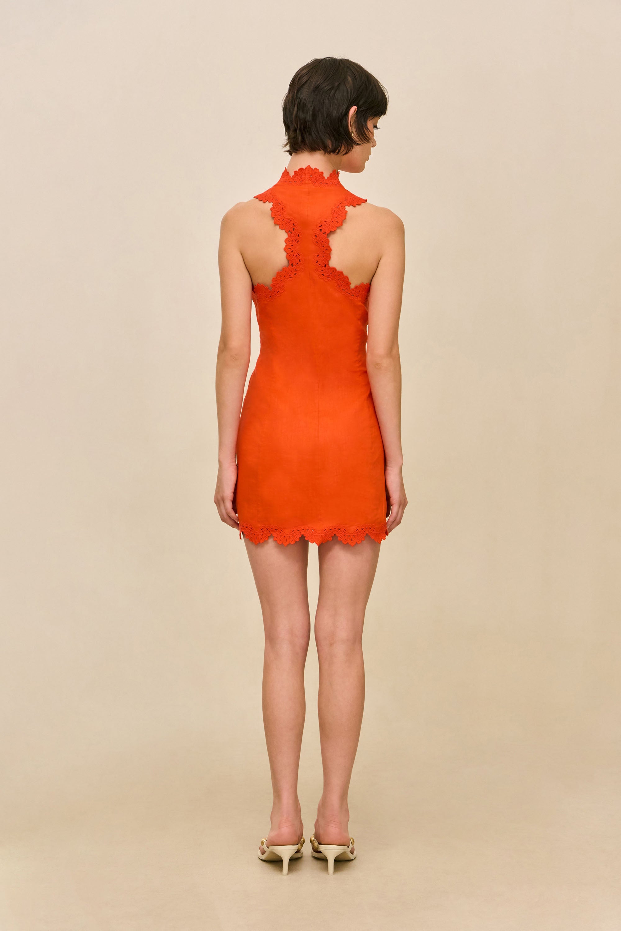 DERRY DRESS - TANGELO