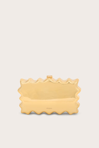 PALOMA CLUTCH - SHINY GOLD
