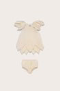 BABY PETAL DRESS & BLOOMER - OFF WHITE