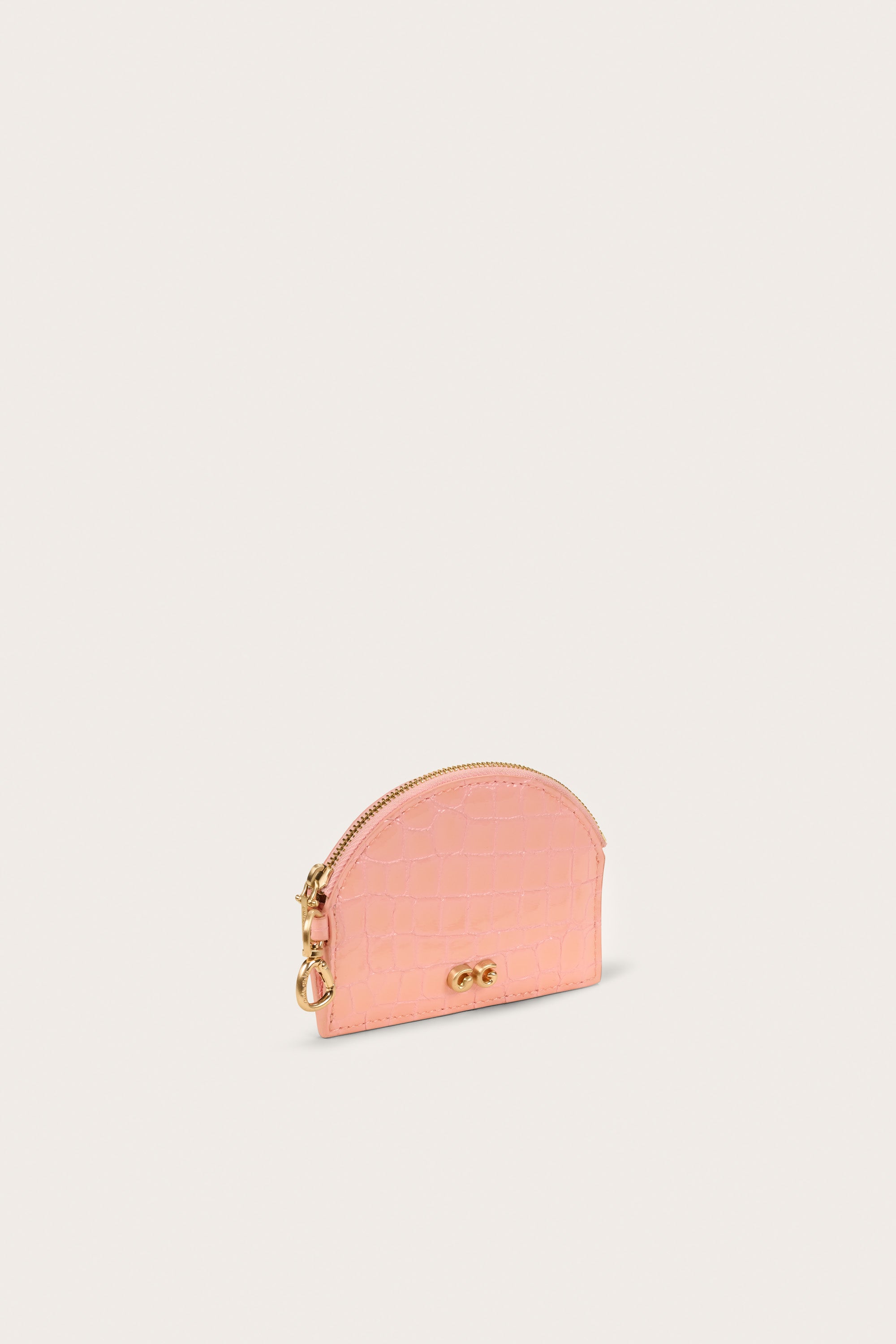 ALETA ZIP CARD CASE - ROSEATE