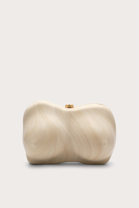 REINA CLUTCH - TRAVERTINE