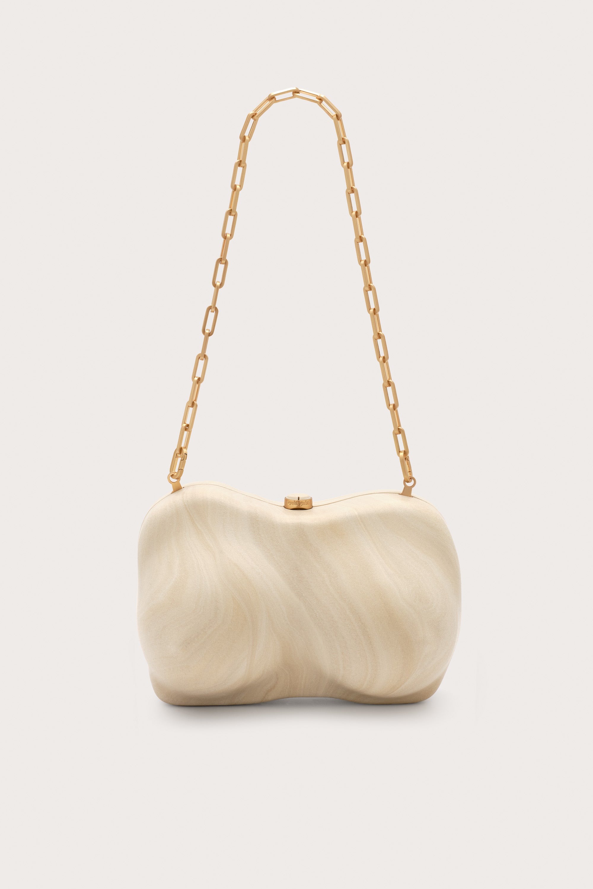 REINA CLUTCH - TRAVERTINE