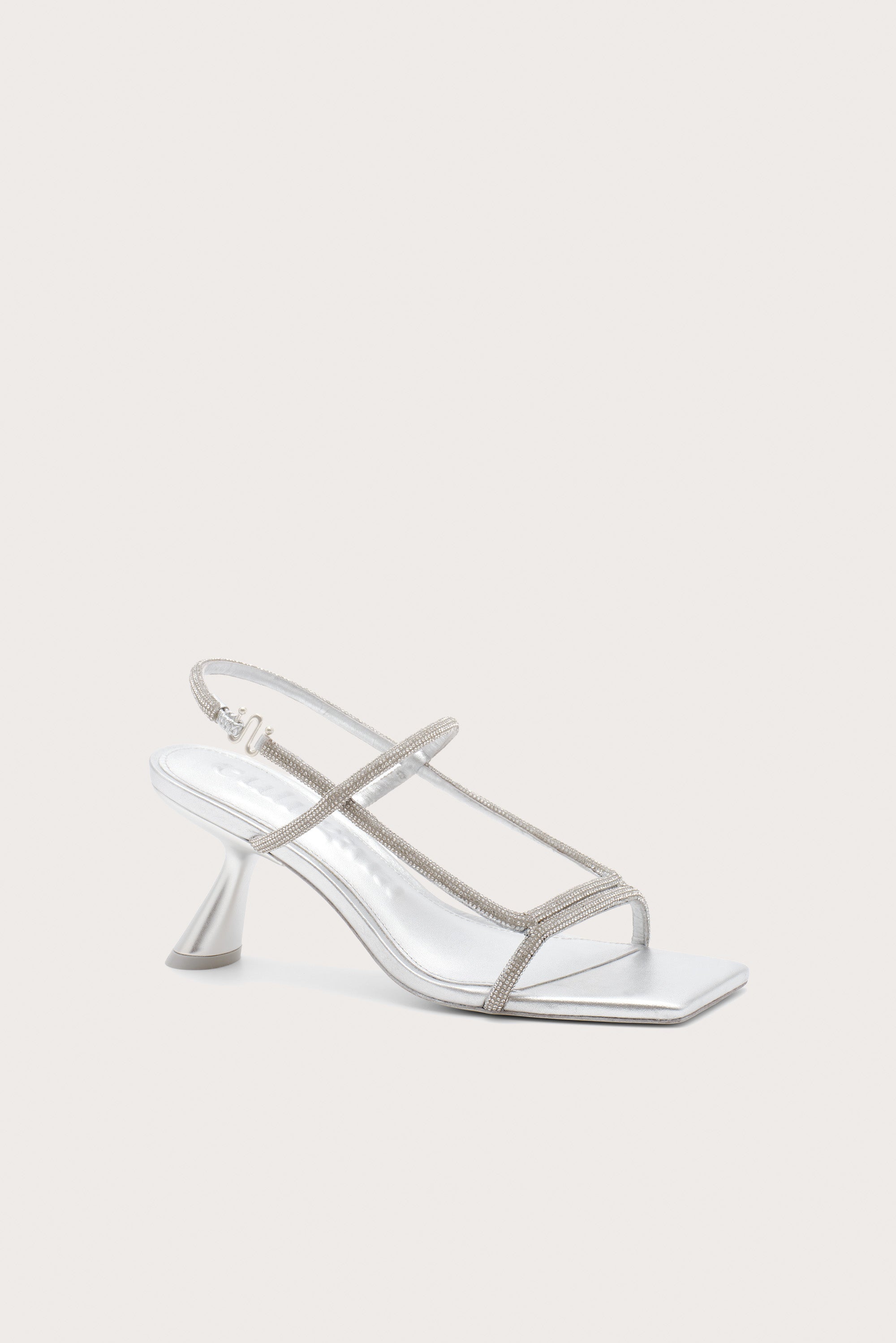 REINA RHINESTONE SANDAL - CLEAR
