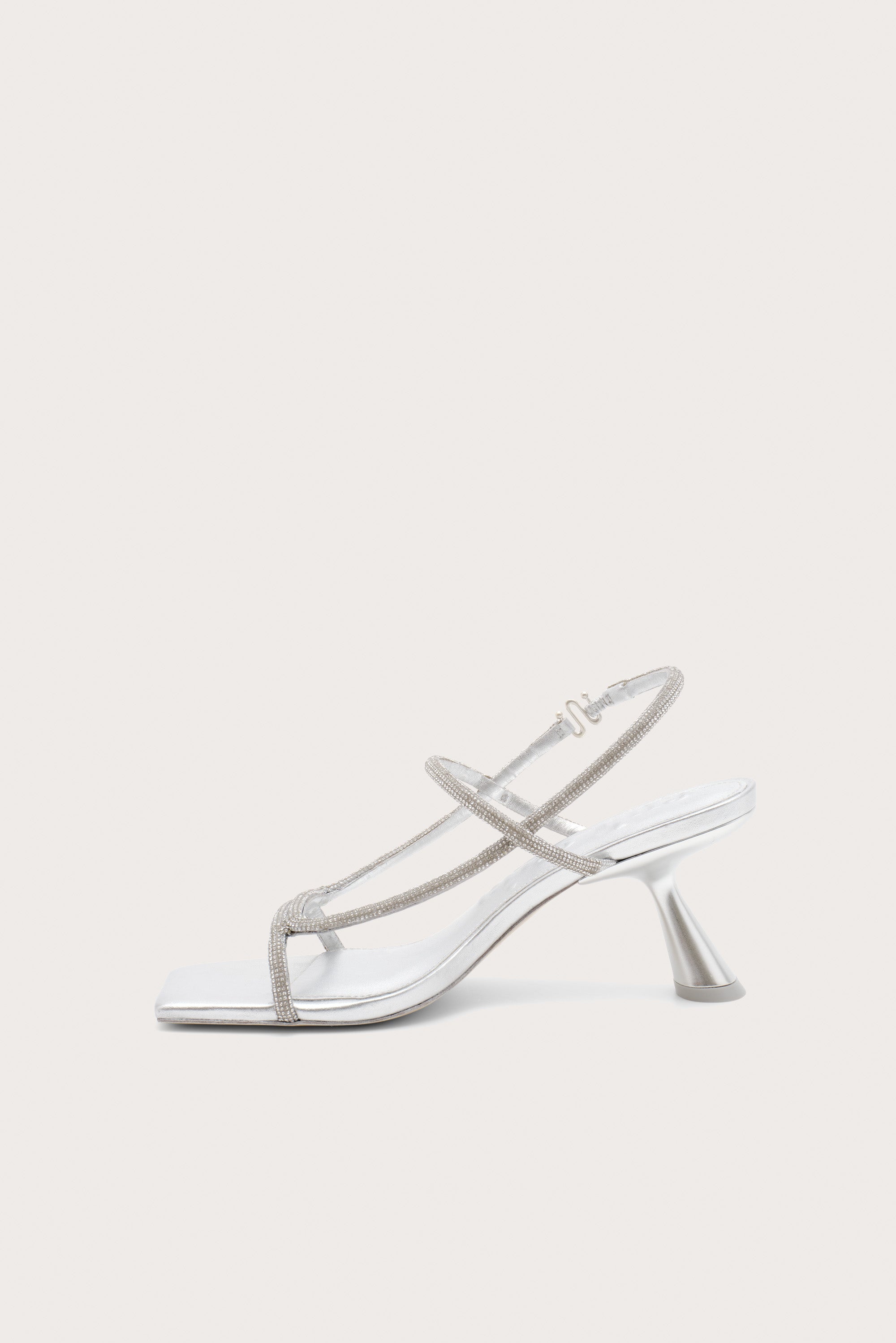 REINA RHINESTONE SANDAL - CLEAR