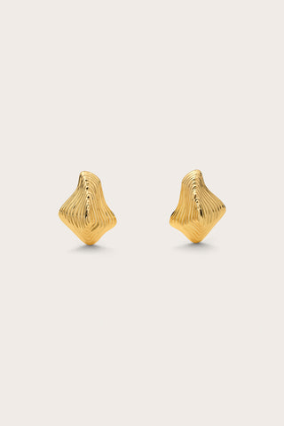 RELIC EARRING - SHINY BRASS