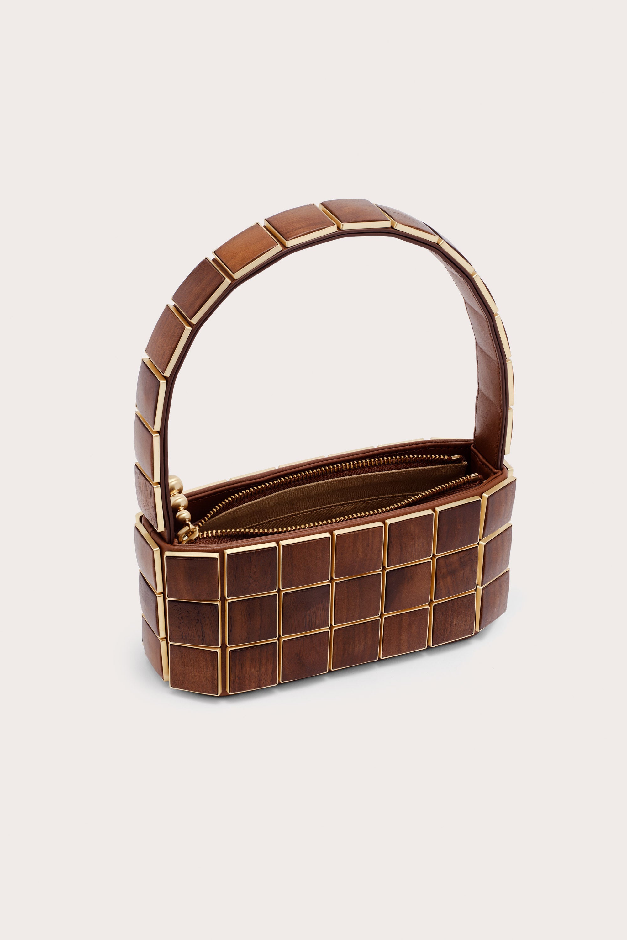 ROMY SHOULDER BAG - WALNUT