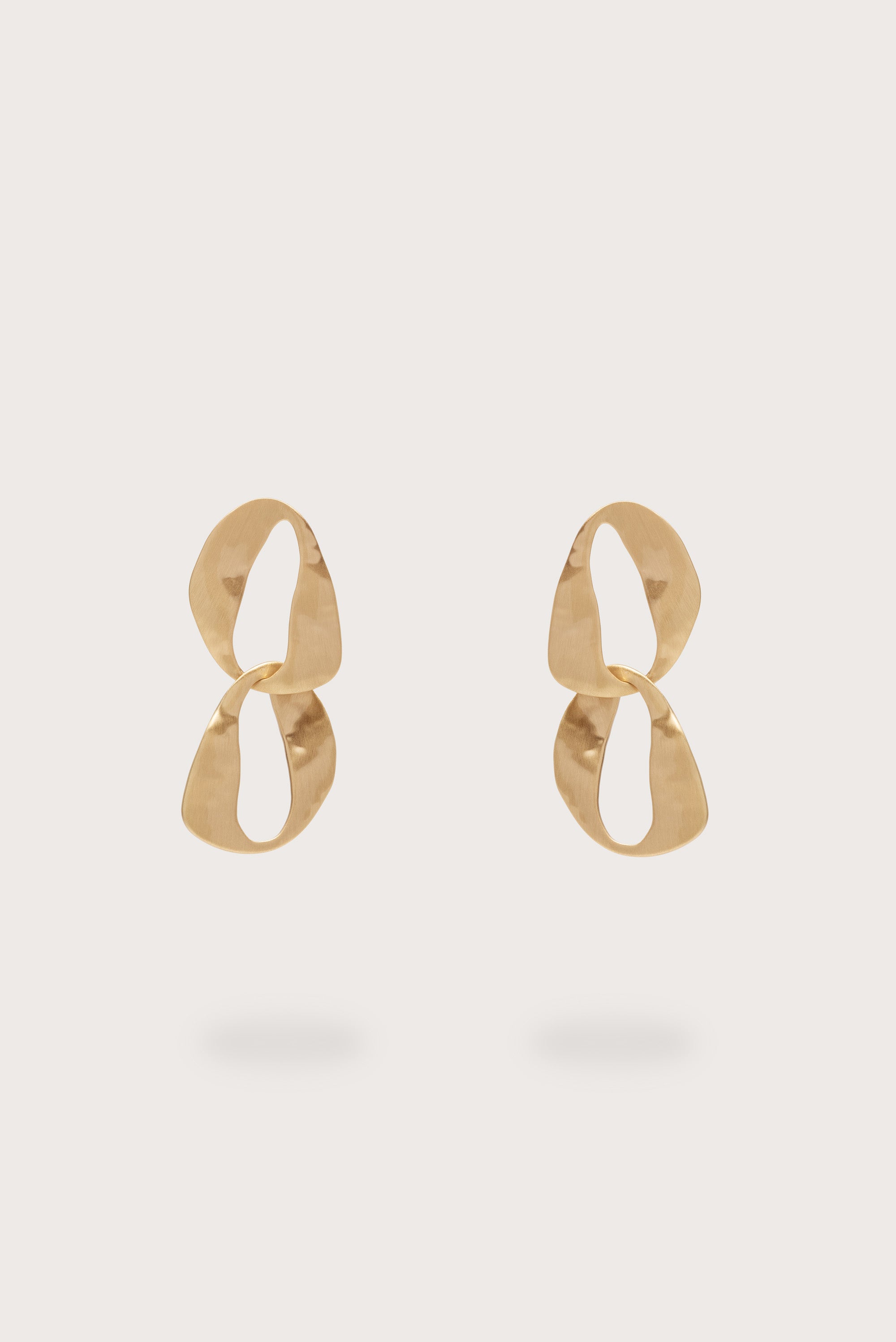 RUE MINI DROP EARRING - BRUSHED BRASS