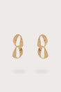 RUE MINI DROP EARRING - BRUSHED BRASS